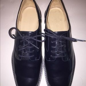 Zara Dark Navy Platform Shoes